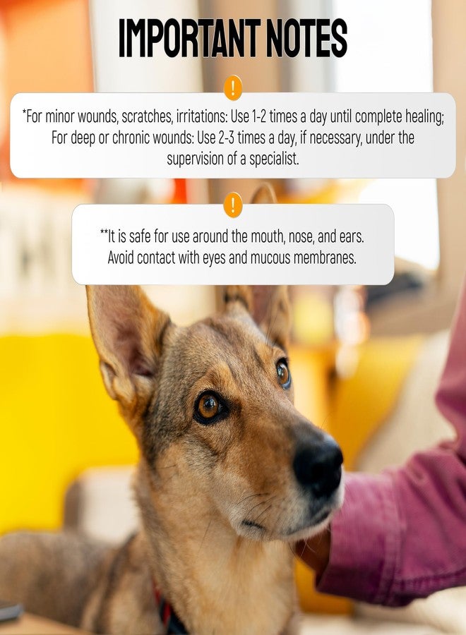 SILVER GRADE Hot Spot Treatment for Dogs & Cats - No Antibiotic Wound Ointment for Dogs - Scratches & Irritations - Honey Wound Repair Gel for Horses - Colloidal Silver - 2-Oz Tube - Image 4